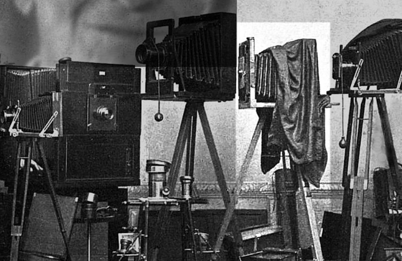 Старый фотоаппарат