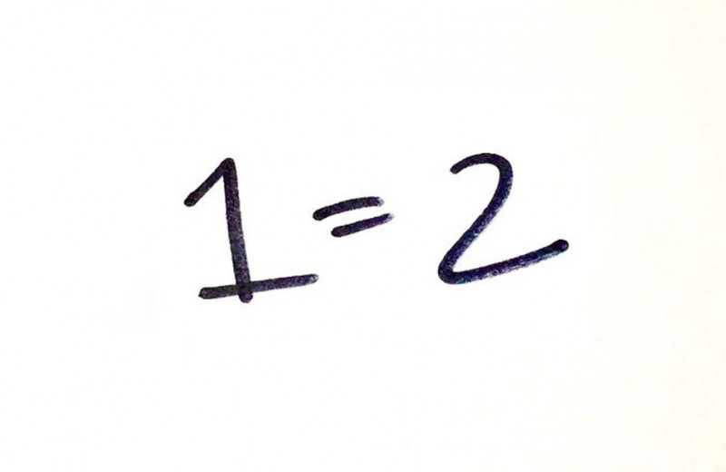 Хитроумный математический трюк: профессор рассказал, как доказать, что 1 = 2 и оставить собеседника в дураках