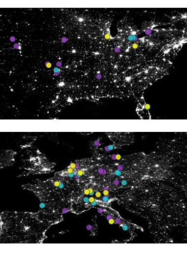 Искусственное ночное освещение усилило дыхание экосистем