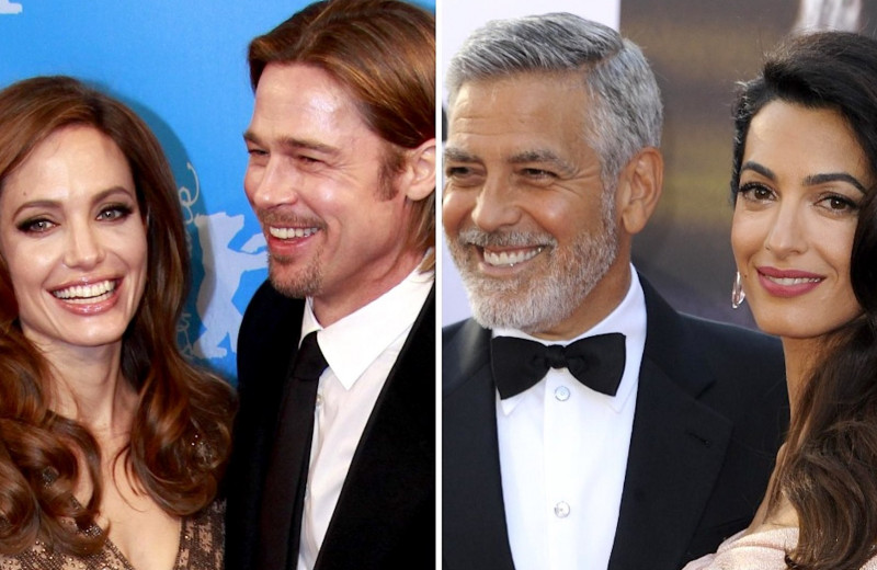 Самые трогательные фото со свадеб Анджелины Джоли, Джорджа Клуни и других звезд