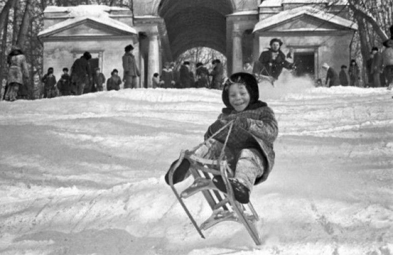 Лучшие зимние забавы детей в СССР