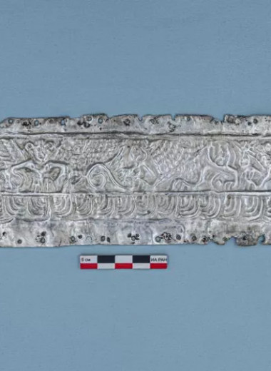 В Воронежской области нашли серебряную пластину с полуобнаженной скифской богиней
