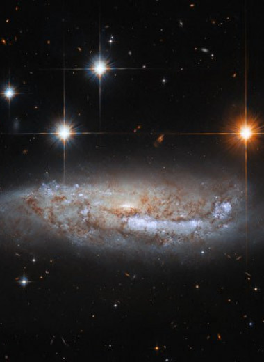 «Хаббл» показал эффектную галактику, в которой взорвалась мощнейшая сверхновая
