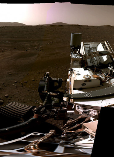 NASA показало высадку Perseverance на Марс на видео