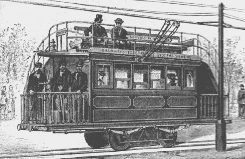Эра электричества: когда появился первый трамвай
