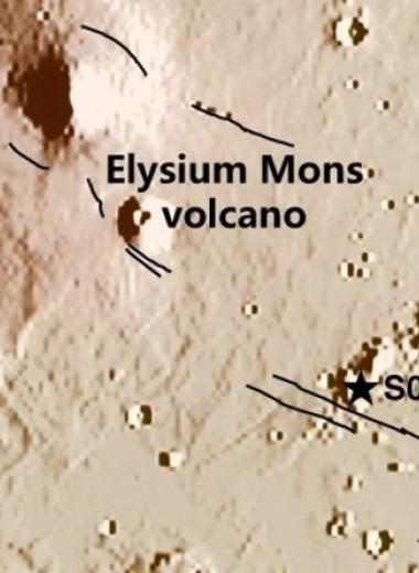 Марсотрясения связали с активностью магмы в верхней мантии