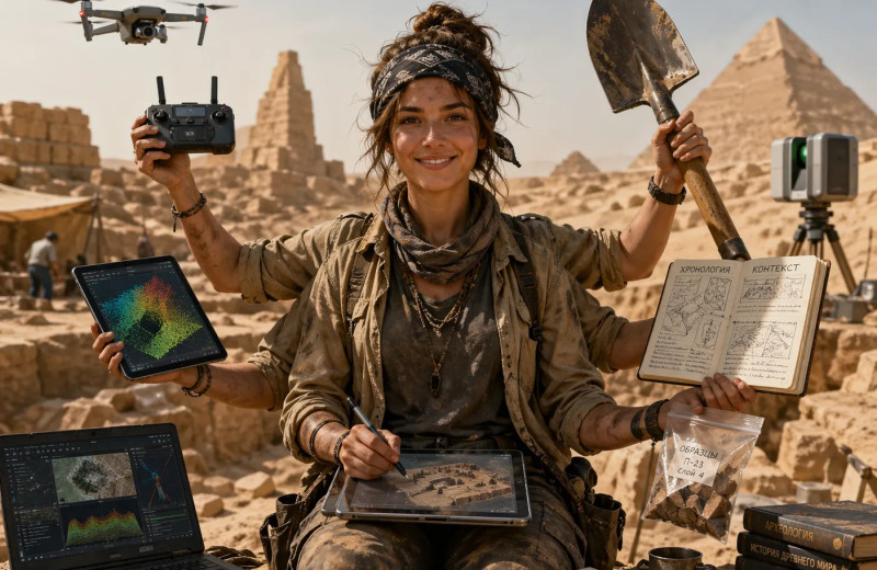 Археолог XXI века: пилот дронов, дата‑саентист и всё чаще женщина