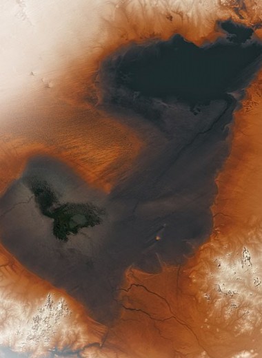 NASA опубликовало снимок гигантского древнего озера Сахары