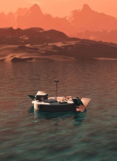 На озерах спутника Сатурна Титана бывают штормы с волнами до 3 метров