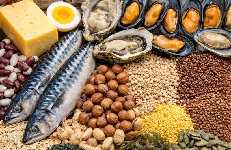 Продукты с максимальным содержанием железа