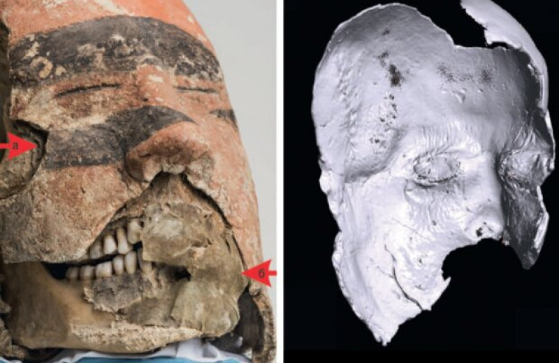 Под монголоидной погребальной маской из Хакасии оказался таштыкец-европеоид