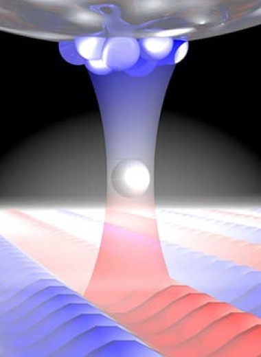 Атом гелия увеличил контраст на изображениях сканирующей туннельной микроскопии