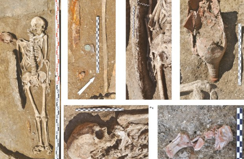 Археологи раскопали на Тамани позднеантичный грунтовый склеп
