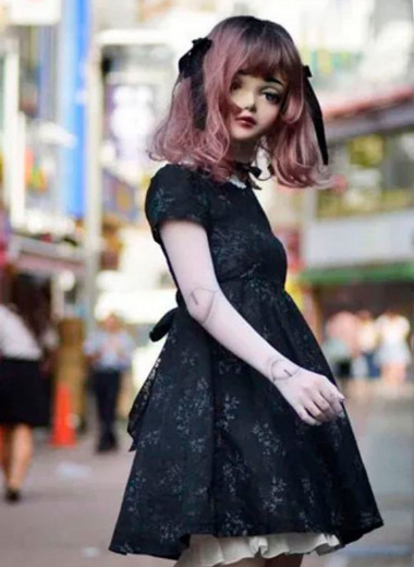 То ли девочка, то ли виденье: жутковатая «ожившая кукла» из Японии