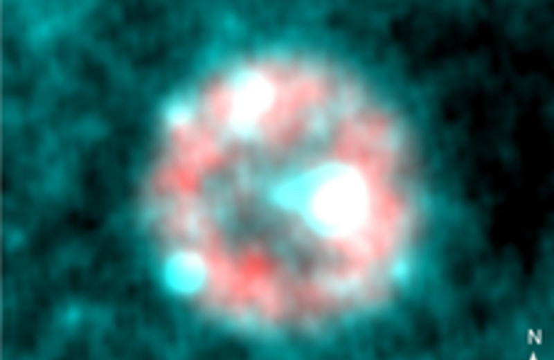 Сверхновая 1181 года вписалась в модель слияния двух белых карликов