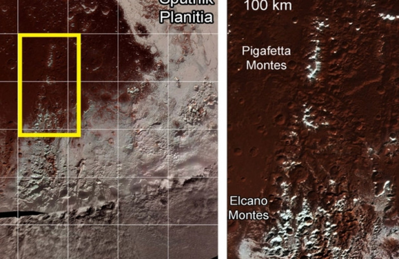 Ледяные вершины Плутона образовались из-за высотной разницы в количестве метана