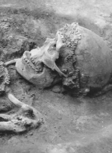 Сунгирцу проломили череп каменным предметом еще в древности
