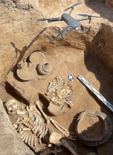 Российские археологи обнаружили погребение знатного воина черняховской культуры