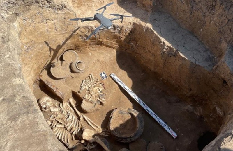 Российские археологи обнаружили погребение знатного воина черняховской культуры