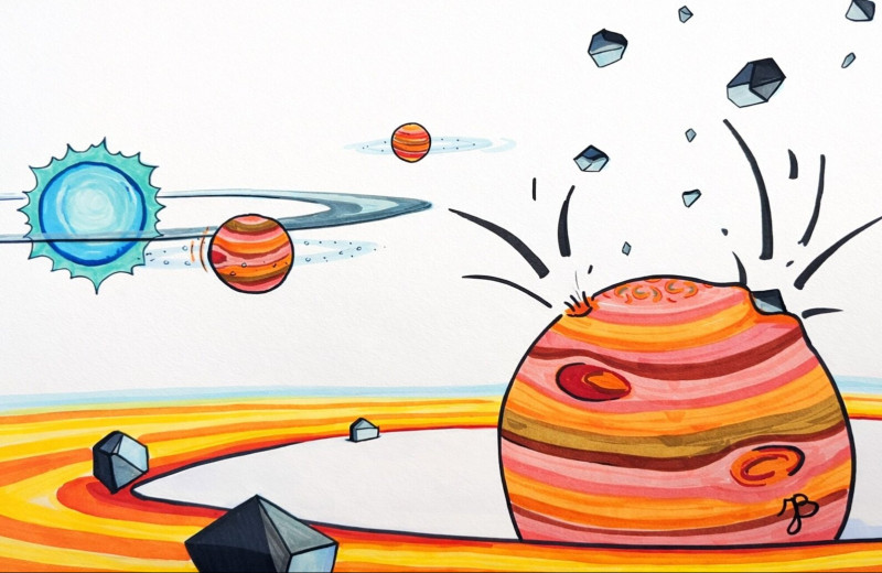 Астрономы выяснили, как возникают газовые гиганты, подобные Юпитеру