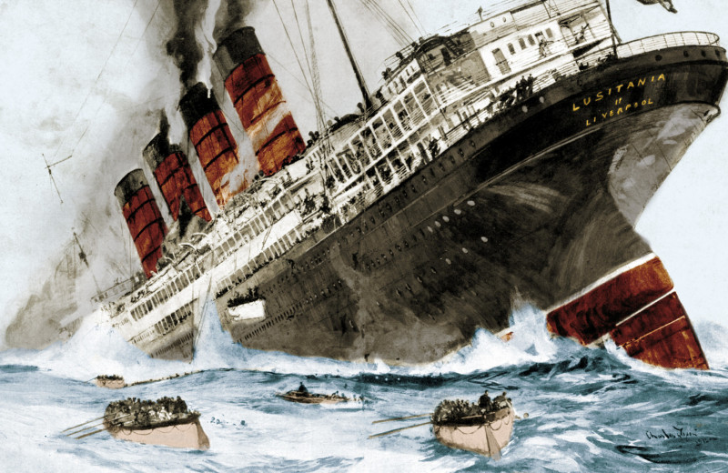 Последнее плавание «Лузитании»: история загадочной морской трагедии