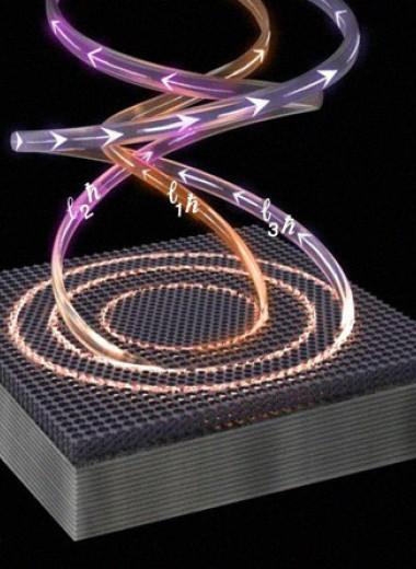 Физики закрутили луч света в три концентрических спирали
