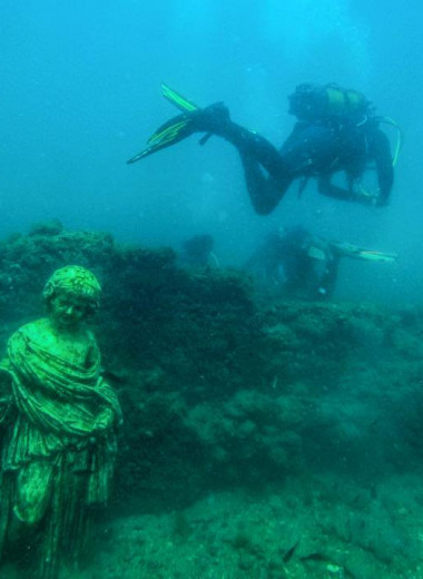 Дайвинг на античных руинах: необычный подводный музей в Италии