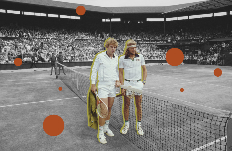 Мудборд: каким был Уимблдон и теннисисты в семидесятых