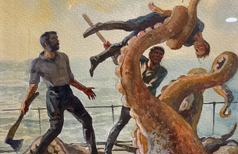 В Гослитмузее показывают всем знакомые иллюстрации