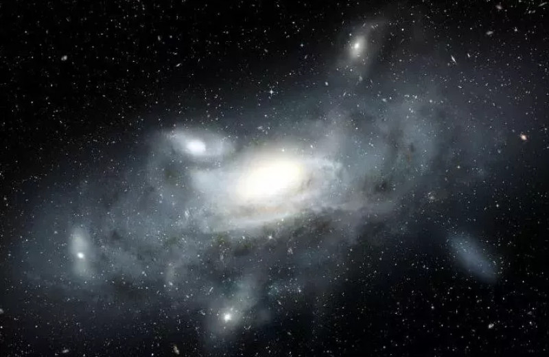 В 9 миллиардах световых лет от Земли найдена галактика-каннибал - брат-близнец Млечного Пути