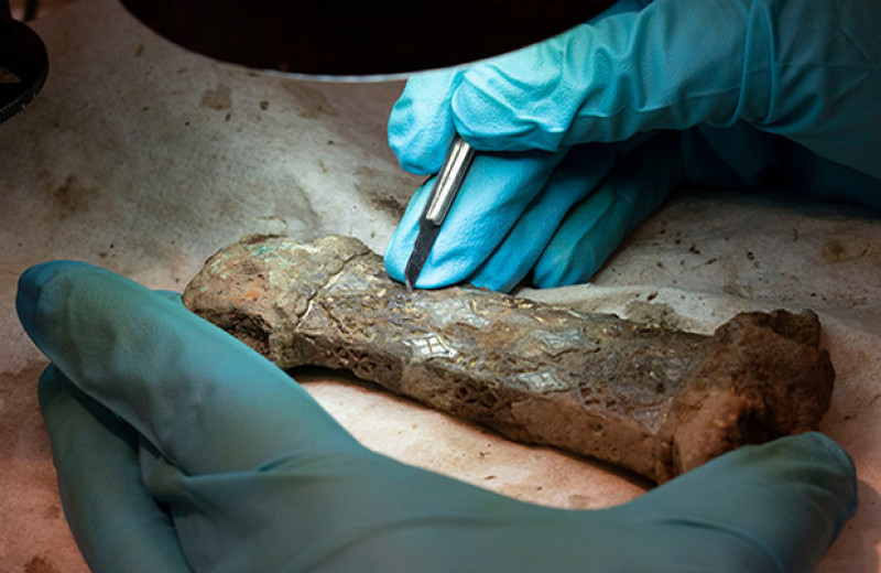 Археолог-любитель нашел второй фрагмент редкого меча эпохи викингов