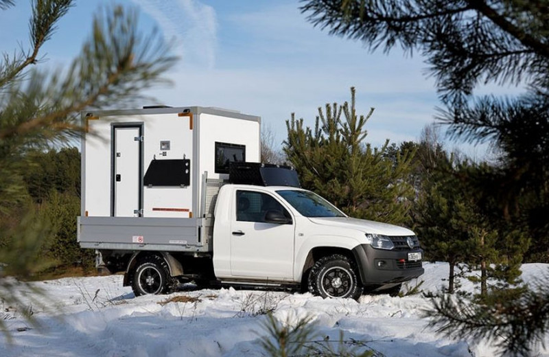 Автономная станция подлёдного лова на шасси Volkswagen Amarok