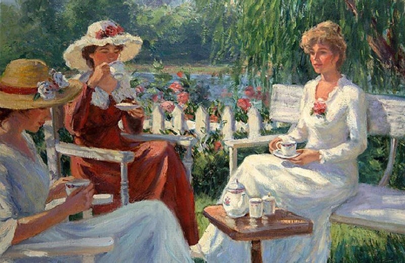 Как в старые-добрые времена: 5 правил чаепития на даче в саду