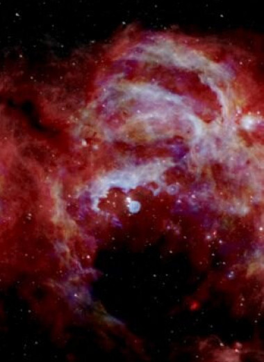 Найдена аномальная звезда, рожденная в адски горячем облаке материи рядом с черной дырой