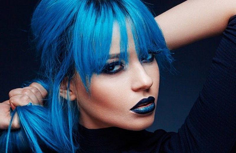 Синие волосы – оттенки, краски и тоники для волос