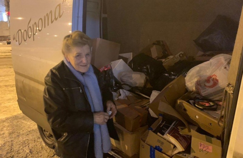 Как 79-летняя блокадница из Петербурга помогает сотням людей, разъезжая по городу на фургоне «Доброта»