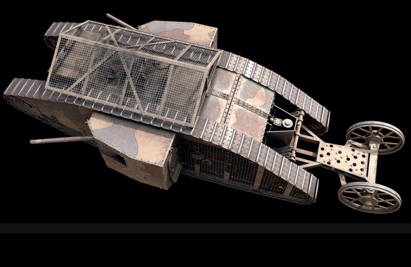 Машины смерти: как выглядели первые в мире танки