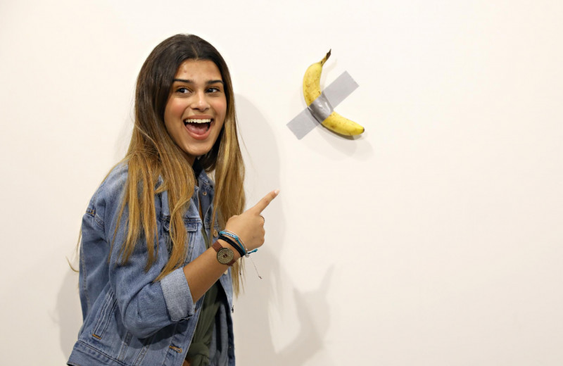 Банан на скотче и рассол: как художники превращают еду в искусство
