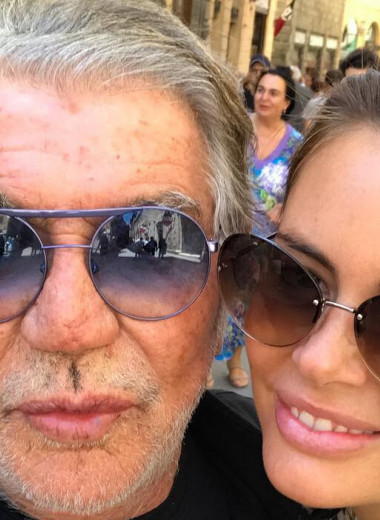 Стал отцом в 82 года и живет с моделью Playboy: как дизайнер Роберто Кавалли проводит время на пенсии