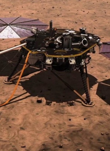Марсианский зонд придавил “крота” лопатой