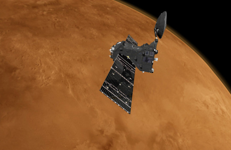 Угарный газ рассказал о циркуляции в атмосфере Марса
