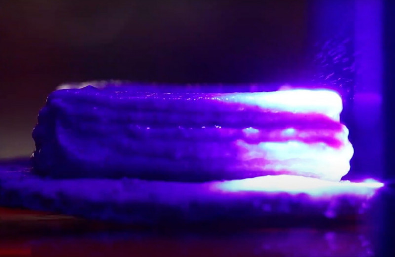 Учёные распечатали курицу на 3D-принтере, а потом зажарили её микроволновым лазером