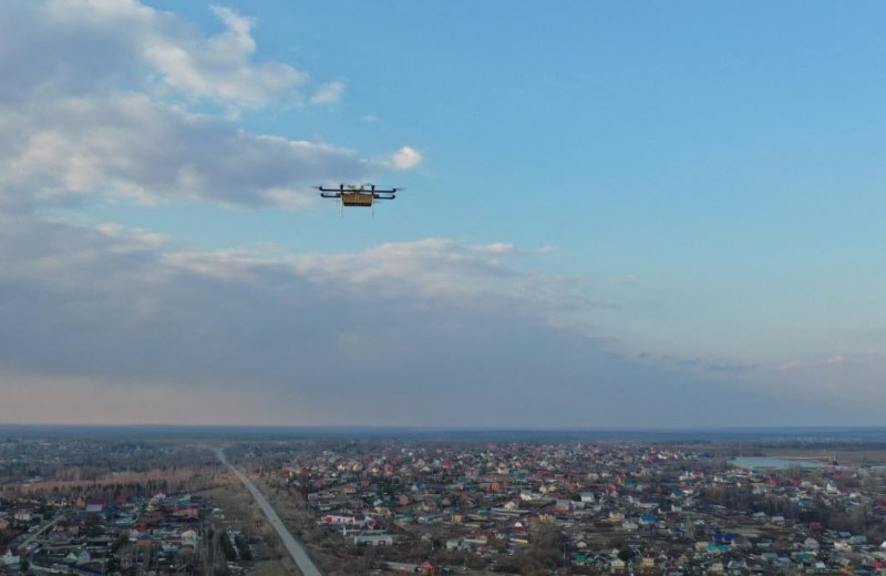 Манна небесная: российские дроны доставки еды