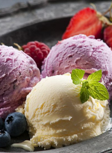 Мороженое и сорбеты: история и 4 оригинальных рецепта