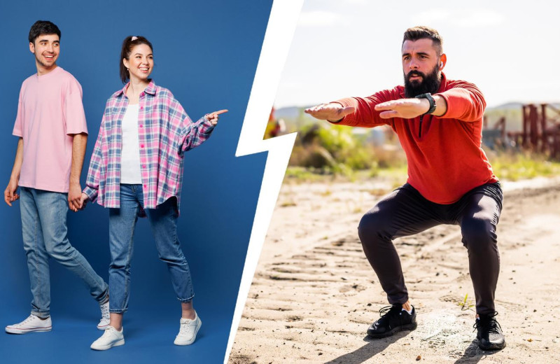 Что полезнее: делать 10 тысяч шагов в день или приседать каждые 45 минут