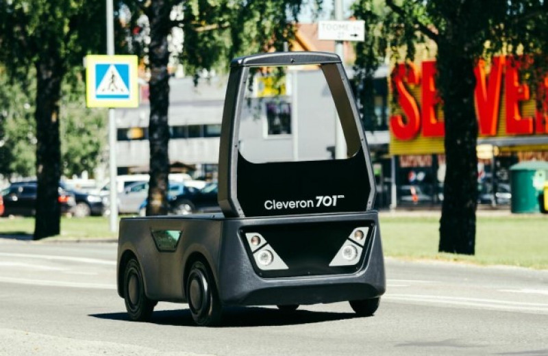 Эстонцы представили первого в Европе робота-доставщика для дорог общего пользования