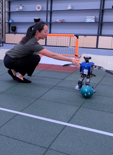 DeepMind разработала робота-футболиста: он умеет бить по мячу и толкать соперника