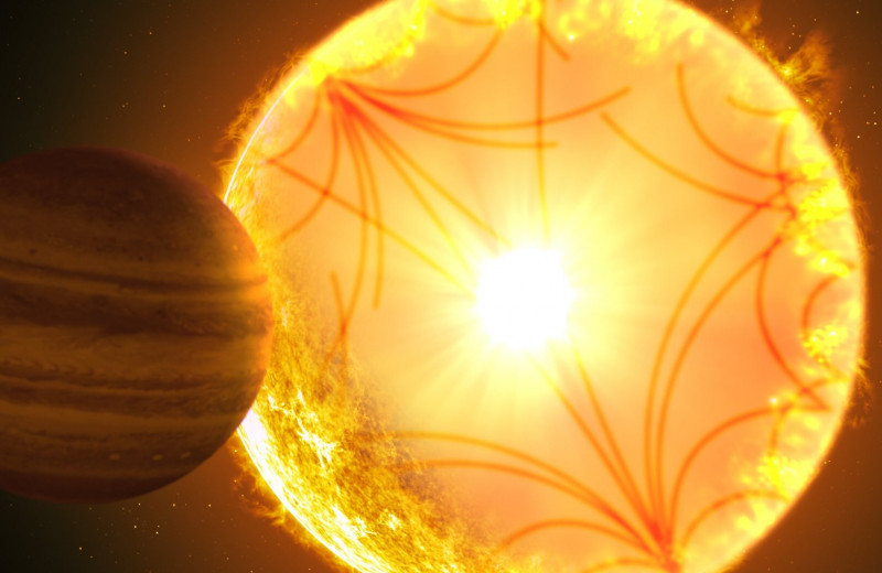Астрономы нашли экзопланету, падающую по свою стареющую звезду