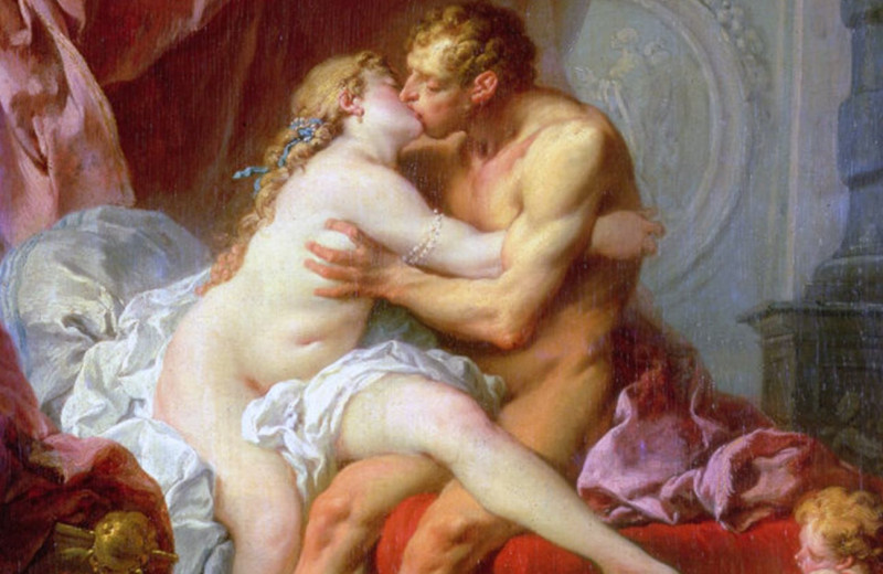 На изящном: рабы любви, или Какой древнегреческий миф лежит в основе картины Франсуа Буше «Геркулес и Омфала»
