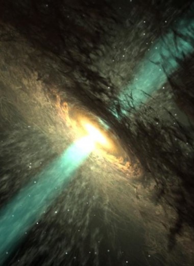 Астрофизики впервые рассмотрели, как из чёрной дыры рождается джет